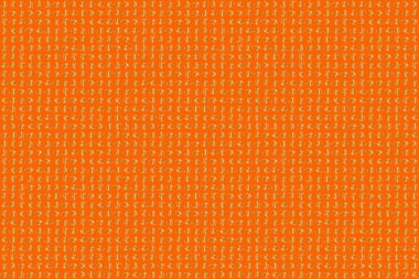 Raster kusursuz desenli, doğu tarzında altın renkli tasarımı var. Süslü dantel iz sürücü. Kumaş için altın dekoru süsleyin. Turuncu zemin üzerinde altın elementlerle geleneksel Arap süsü.