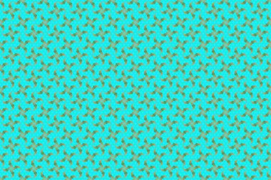 Retro dikişsiz antika şekilli akanthus. Dekoratif tasarım unsuru filigran hat sanatı. Turuncu, yeşil ve mavi renkli barok süslemeler..