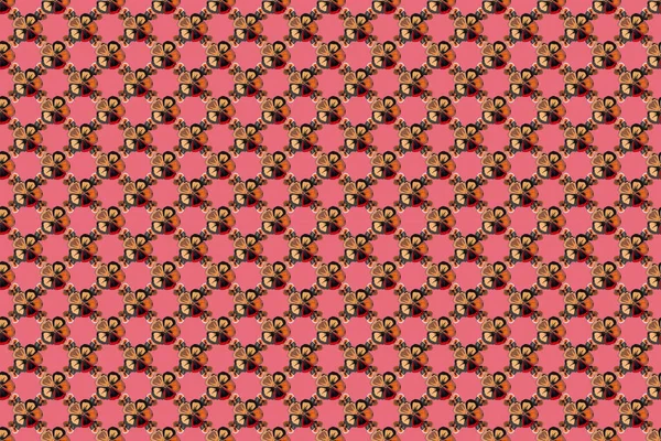 Винтажный Цветочный Орнамент Абстрактный Классический Бесшовный Шаблон — стоковое фото