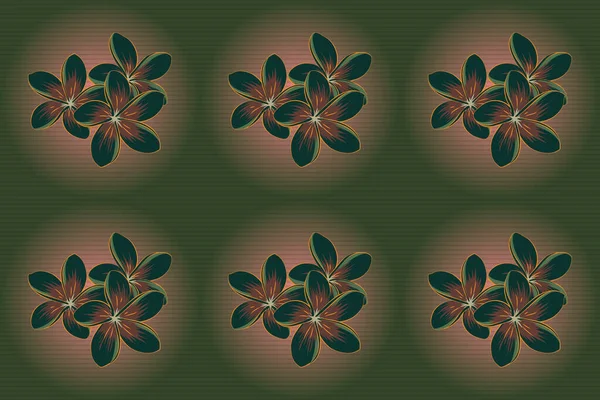 Color Seamless Floral Raster Pattern — Stock Photo, Image