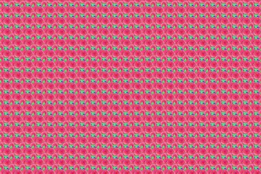 Gül ve yeşil yapraklı suluboya desenli. Gül çiçekleri ve yapraklarla klasik tarzda zarif bir desen. Dekorasyon ve tasarım için güzel bir desen. Mavi arkaplanda moda yazdırma.