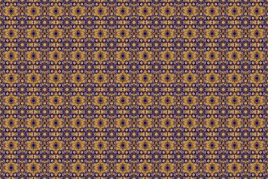 Kusursuz desenli, mavi bir arka plandaki lüks süs eşyası. Altın Elementlerle Zarif Noel Posteri Şablonu.