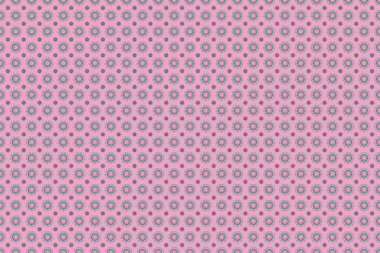 Raster illüstrasyonu. Pembe arka planda çok renkli, pürüzsüz bir desen. Parlayan Çok Renkli Elementlerle Zarif Noel Arkaplanı.