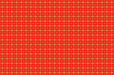 Geleneksel klasik raster altın deseni. Kırmızı ve altın desenli. Barok tarzında kusursuz desenli doğu süsü..