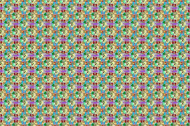 Renksiz çiçeksiz raster deseni.