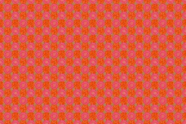 Kusursuz damaske deseni, yeşil ve pembe klasik duvar kağıdı. Raster kusursuz desen. Süslü kenar.