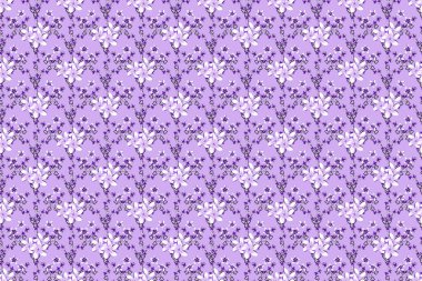 Renksiz çiçeksiz raster deseni.