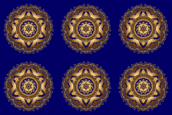 Orient Simetria Renda Meditação Padrão Mandala Ornamento Decorativo Vintage Árabe — Fotografia de Stock