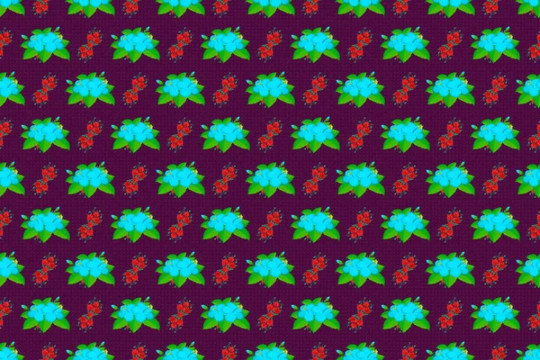 Безшовний Квітковий Візерунок Фіолетовому Тлі Квіти Растрового Гібіскуса Безшовний Візерунок — стокове фото