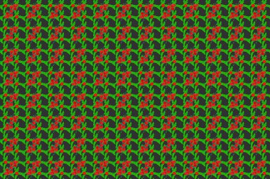 Haşhaş çiçekleriyle kusursuz desen. Grafiksel modern model. Geometrik yaprak süsü. Güzel bir arkaplan. Gri bir arka planda kusursuz soyut çiçek deseni.