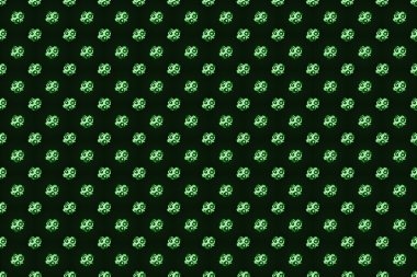 Renksiz çiçeksiz raster deseni.