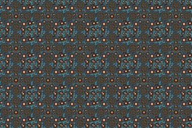 Raster duvar kağıdı. İple bağlanmış balık ağı deseni kahverengi, mavi ve yeşil renklerde..