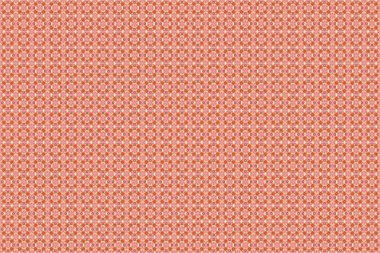 Çiçekli, şık duvar kağıtları. Soyut raster arka planı. Çiçek açan çiçek ve yaprakların turuncu, bej ve kırmızı renklerinde desenleri var..