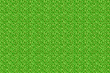 Geleneksel Hint tarzı, kına dövmesi, baskı, altın çıkartmalar, mehndi, yoga tasarımı için süslü çiçek unsurları. Altın mehndi 'nin Raster sanatı. Yeşil bir arkaplanda kusursuz desen.