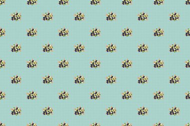 Soyut klasik kusursuz desen. Klasik çiçek süsü..