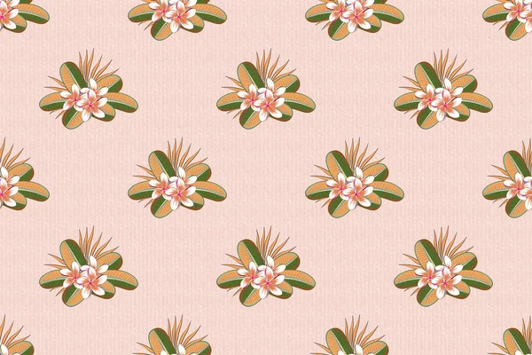 Zökkenőmentes Minta Virágokkal Virágos Akvarell Zökkenőmentes Háttér Raszter Textil Nyomat — Stock Fotó