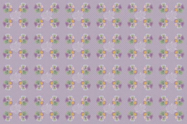 Χρώμα Χωρίς Ραφή Μοτίβο Floral Raster — Φωτογραφία Αρχείου