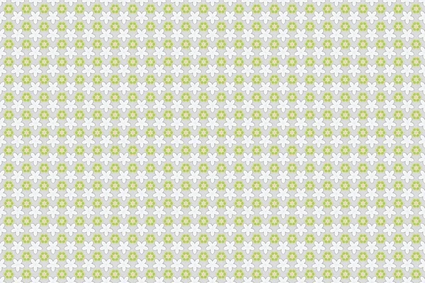Bezešvé Květinové Tapety Béžové Bílé Šedé Barvě Ručně Kreslené Divoké — Stock fotografie