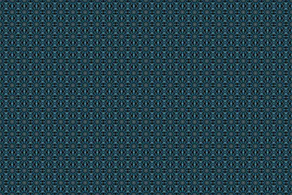 Blaues Geometrisches Raster Nahtloses Muster Abstrakter Hintergrund — Stockfoto