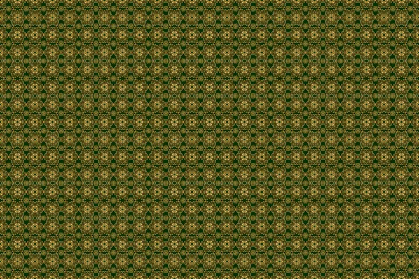 Raster Model Fără Sudură Ornament Aur Textura Aur Fundal Verde — Fotografie, imagine de stoc
