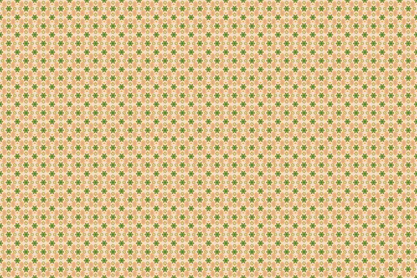 래스터의 전형적 패턴이지 프린트가 귀엽네요 베이지 노란색 반복되는 원소들로 이루어 — 스톡 사진