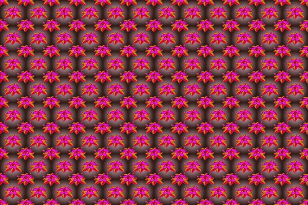 Экзотический Растровый Безseamless Узор Цветочный Дизайн Текстильная Печать Постельного Белья — стоковое фото