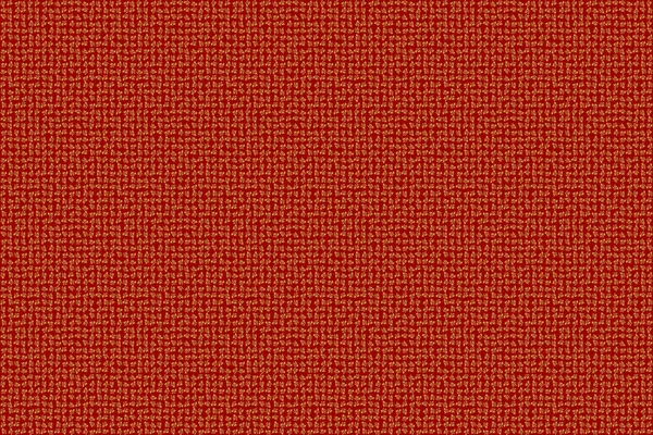 Seamless raster golden ornament in arabian style on a red background. Pattern for wallpapers, backgrounds, flyers or wrapping paper. Seamless pattern with damask ornament.