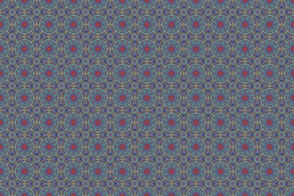 Adorno Clásico Tradicional Multicolor Patrón Inconsútil Violeta Patrón Raster Oriental — Foto de Stock