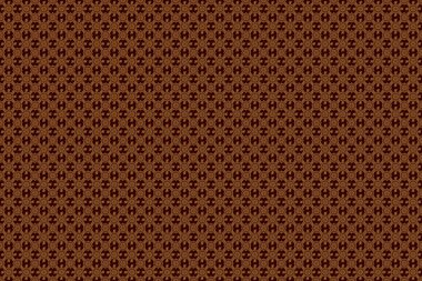 Soyut, pürüzsüz desenli, kahverengi arkaplanda altın süslemeler. Altın süslemeli klasik tasarım.