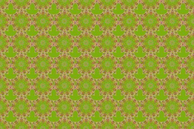 Magenta ve yeşil doku. Grafiksel modern model. Arap tarzında soyut bir model. Kusursuz raster arkaplanı.