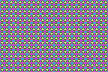 Renksiz çiçeksiz raster deseni.