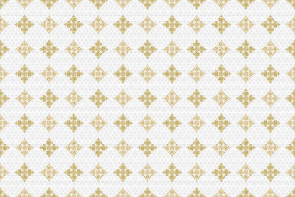 Abstract golden background in white and golden colors for invitation template. Raster golden seamless pattern.