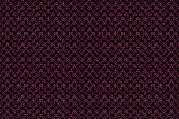 Raster Design Seamless Repeating Pattern Christmas Stylized Magenta Pink Brown — Stock Photo, Image