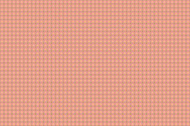 Pembe, bej ve turuncu renklerde kusursuz el yapımı raster çiçek deseni..