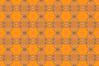 Canlı yineleme - kolay yapmak için pürüzsüz desen herhangi bir hatları doldurmak için kullanın. Sarı, pembe ve turuncu renklerle çiz. Raster illüstrasyonu.