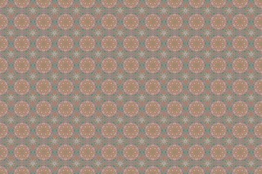 Çok renkli geometrik süslemeli soyut bej arka plan. Dijital kağıt, tekstil baskısı, sayfa dolumu için kullanılabilir. Geleneksel Noel renklerinde pürüzsüz desen.