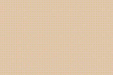 Kusursuz desenli oryantal süs. İslami raster tasarımı. Çiçek kiremitleri. Bej ve altın tekstil baskısı.