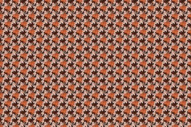 Renksiz çiçeksiz raster deseni.