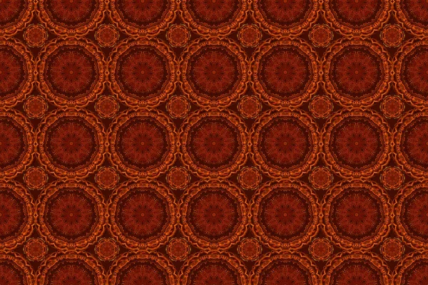 Ročník Bezešvé Vzor Černé Červené Oranžové Barvě Bezproblémové Pozadí Elegantní — Stock fotografie