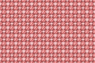 Renksiz çiçeksiz raster deseni.