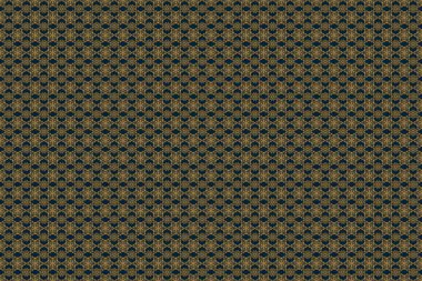 Klasik İspanyol kumaşı süsü. Altın ve mavi renklerde kusursuz çiçek seramikleri..