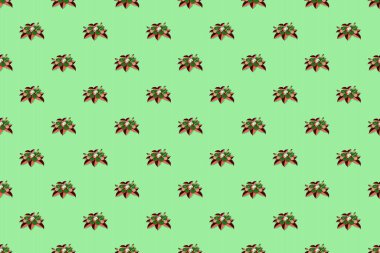 Raster illüstrasyonu. Yeşil, pembe ve bej çiçekli kusursuz çiçek deseni, suluboya. Çiçek motifli kusursuz desen. Raster çiçek çizimi.