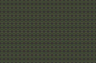 Kusursuz arka plan, grunge tarzı. Yeşil ve sarı desenli desenli duvar kağıdı.