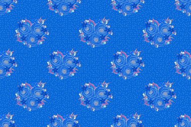 Çiçeksiz desen. Çiçek arkaplanı. Klasik köpek gül desenli. Vahşi gül tasarımı. Soyut menekşe ve mavi gül çizimi. Dogrose çiçekleri ile el çizimi arka plan. Köpekli çiçek kartı..