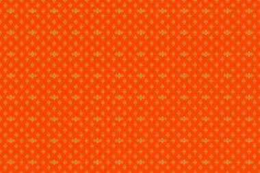 Turuncu arka planda kusursuz raster altın elementler..