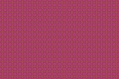 Mor arka planda altın stilize yıldızlar. Fan, Noel altınını şekillendirdi. Yeni yıl 2018 tatil süslemesi. Altın geometrik elementlere sahip soyut ve pürüzsüz desen.