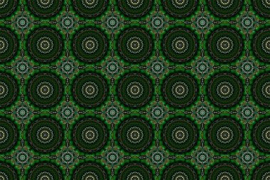 Kusursuz damaske deseni. Victoria desenli klasik süs arkaplanı. Raster illüstrasyonu.