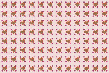 Geleneksel doğulu desensiz şal deseni. Raster çizgili, desensiz desenli şal desenli. Kumaş, tekstil ve ambalaj kağıtları için dekoratif süs. Çiçek duvar kağıdı pembe, gri ve yeşil renklerde..