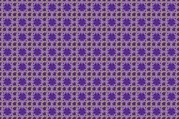 Ilustración Trama Patrón Floral Inconsútil Colores Violeta Gris Púrpura —  Fotos de Stock
