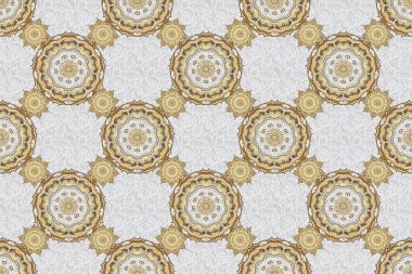 Altın folyo dokusu. Soyut geometrik modern arkaplan. Puantiye, konfeti. Raster illüstrasyonu. Parlak fon. Art deco tarzı. Gri ve altın pürüzsüz desen.